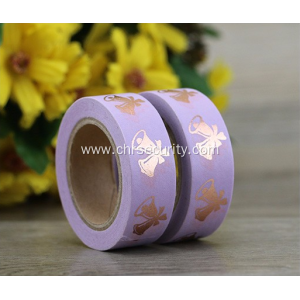 Lavender sticker roll custom printed reflective tape